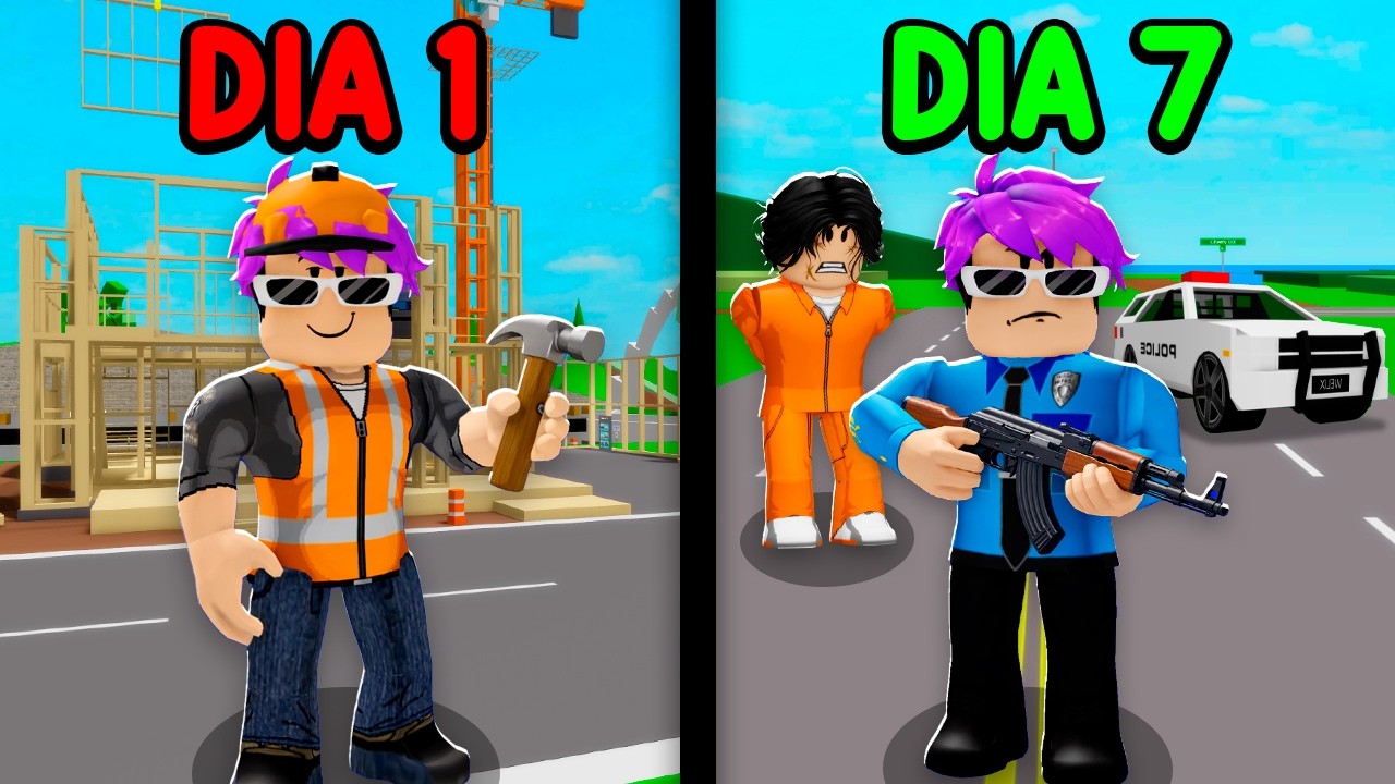 VIREI UM TRABALHADOR no BROOKHAVEN