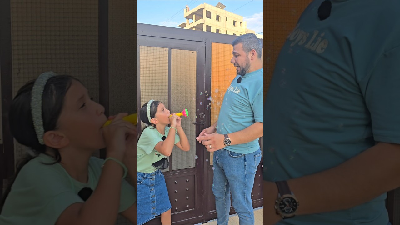 مين عم ينفخ بالونات !
