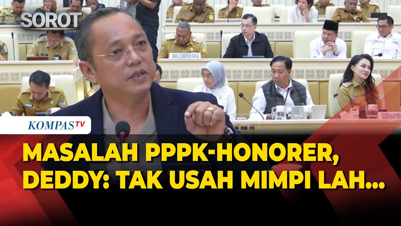Rapat DPR Masalah PPPK-Honorer, Deddy Sitorus: Tak Usah Mimpi Lah dari Pusat Tambah Ini Itu