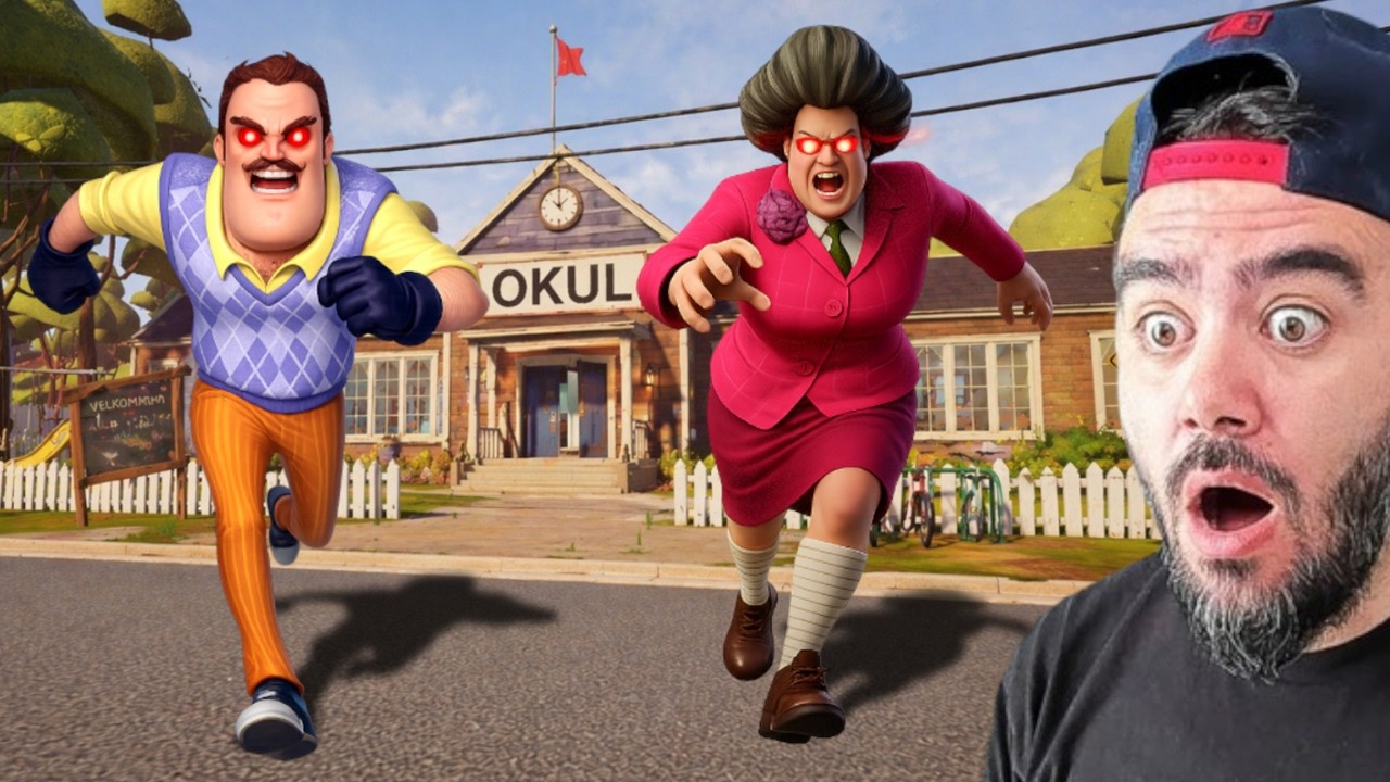 WILSON GRANNY ÖGRETMENIN OKULUNDA - HELLO NEIGHBOR MODS