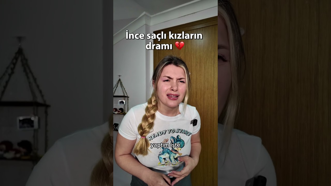 İnce saçlı kızların ara makas attıran gür saçlı kankaları 💔