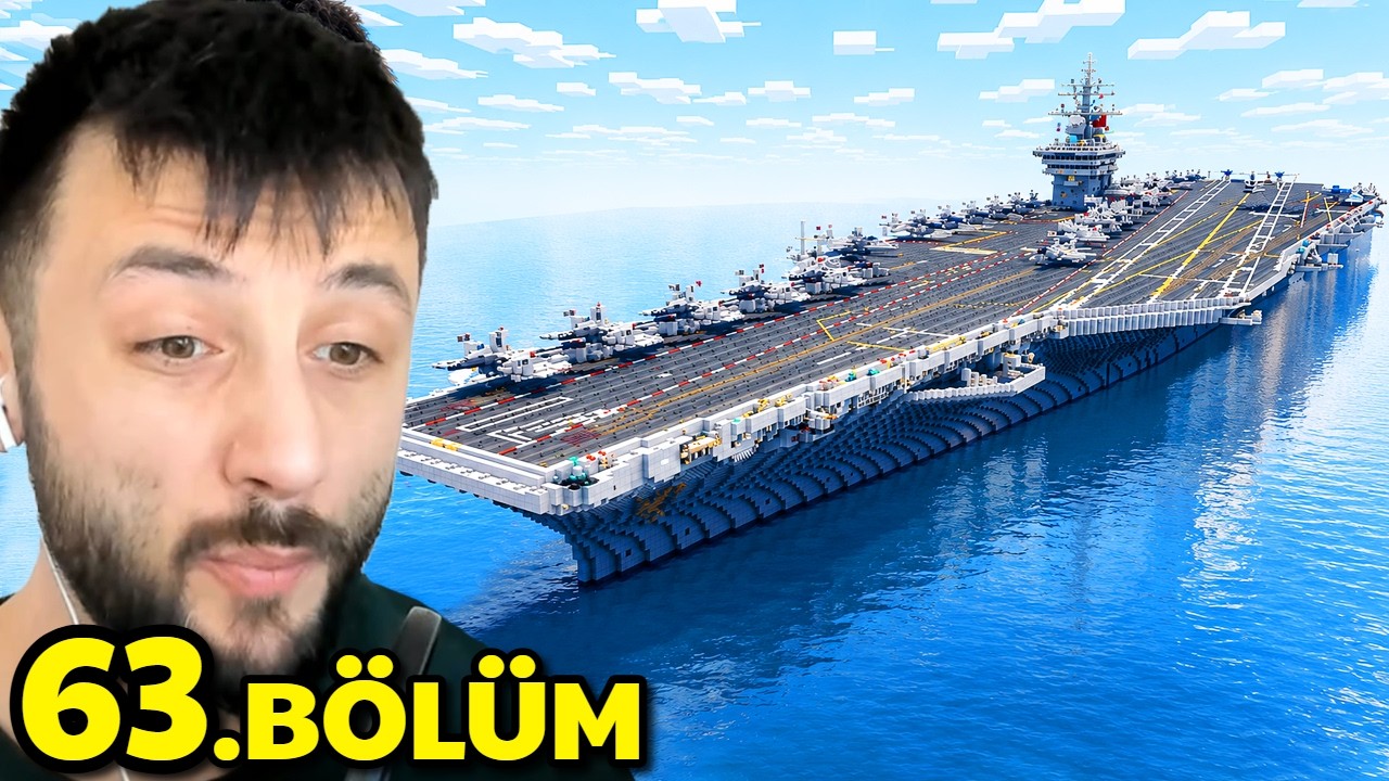 Mega UÇAK GEMİSİ 😎 MİNECRAFT 2026 - 63.Bölüm