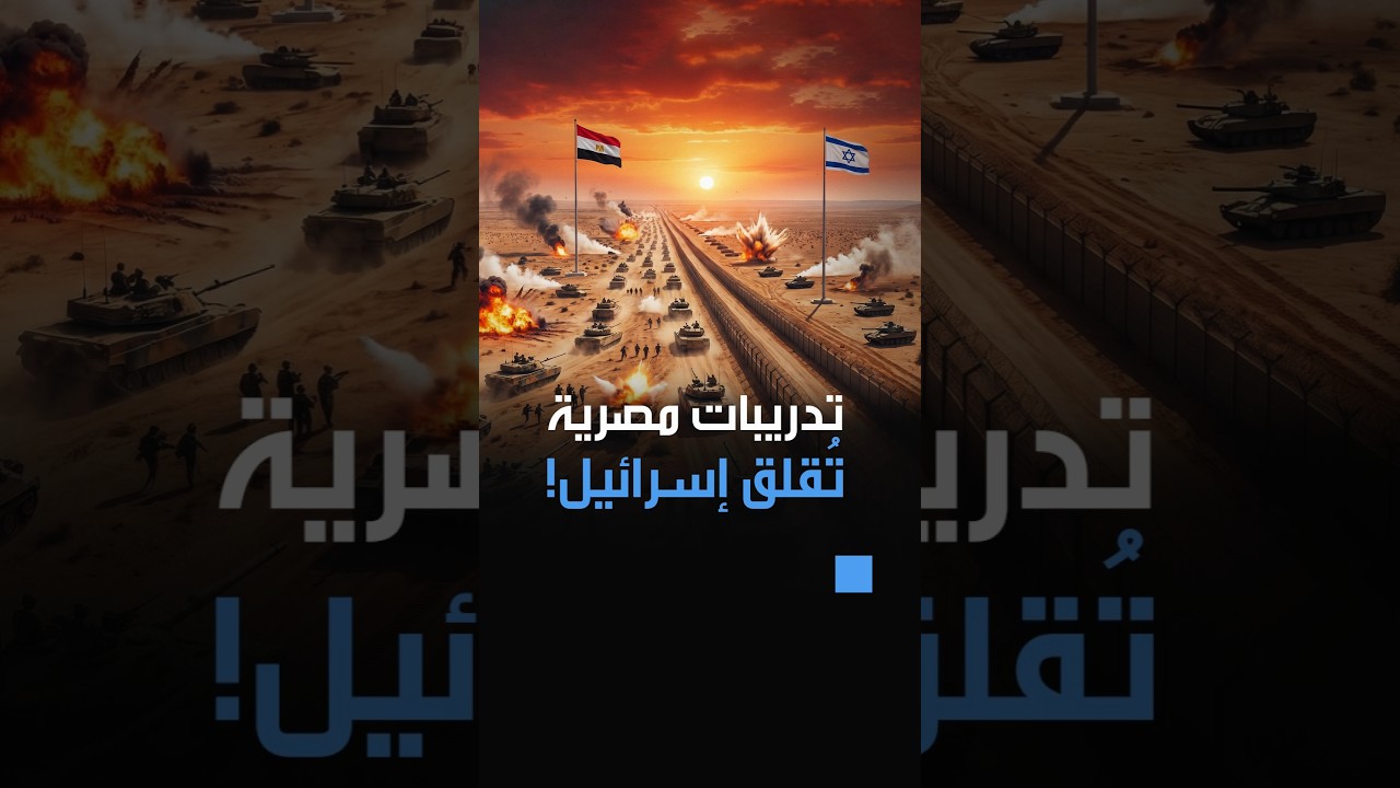 قلق إسرائيلي من تدريبات عسكرية مصرية قرب الحدود