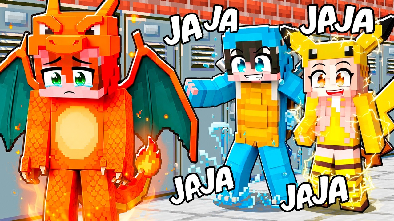 PRIMER DÍA en la ESCUELA POKEMON en Minecraft!