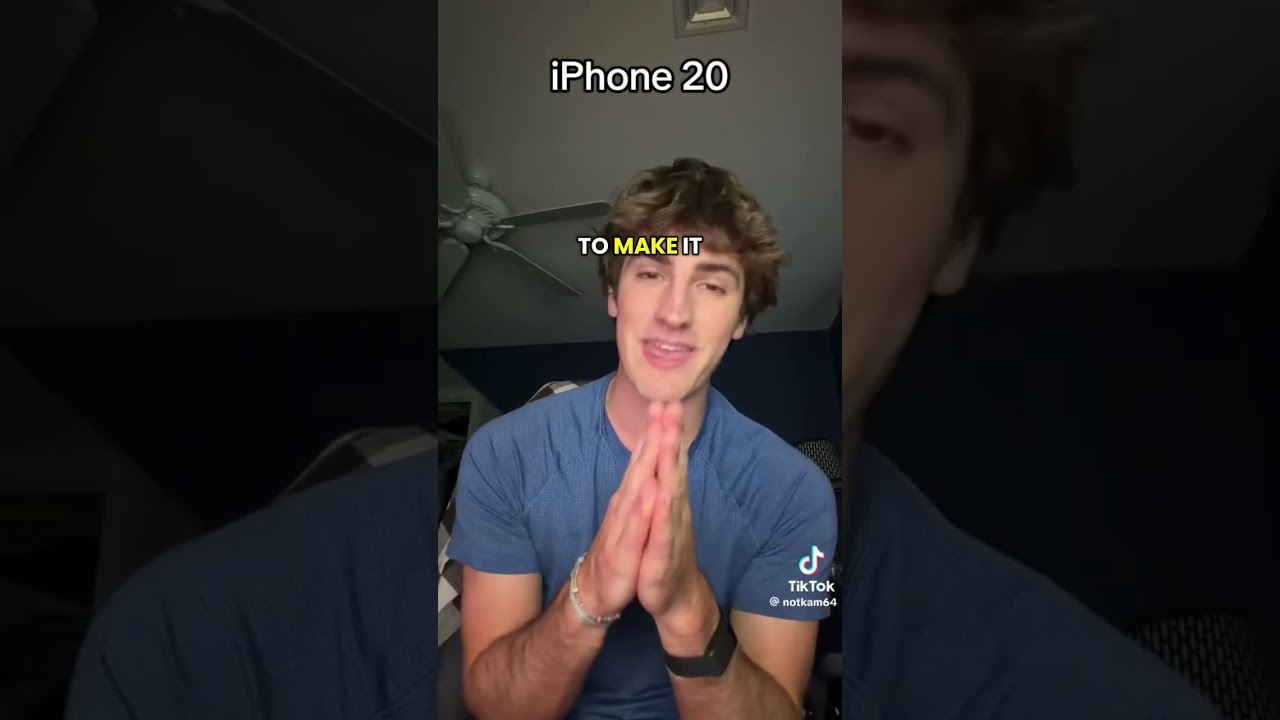 The IPhone 20 won’t have buttons?? #carterpcs #tech #iphone #apple #iphone20