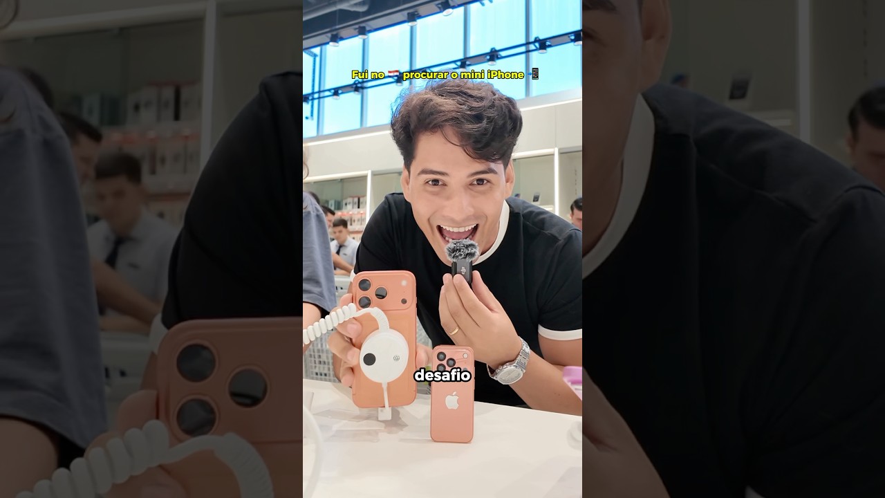 Fui em busca do mini iPhone no 🇵🇾📲