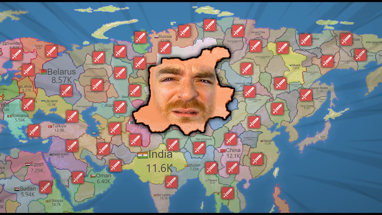 Every single Chatter gets a country. I must destroy them all. - Published by DougDougDoug