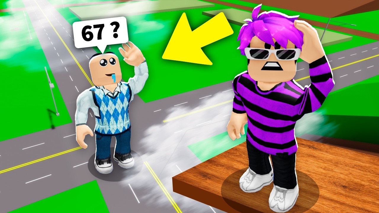 CONSTRUI UMA BASE NO CÉU pra ME ESCONDER DELE.. (Brookhaven)