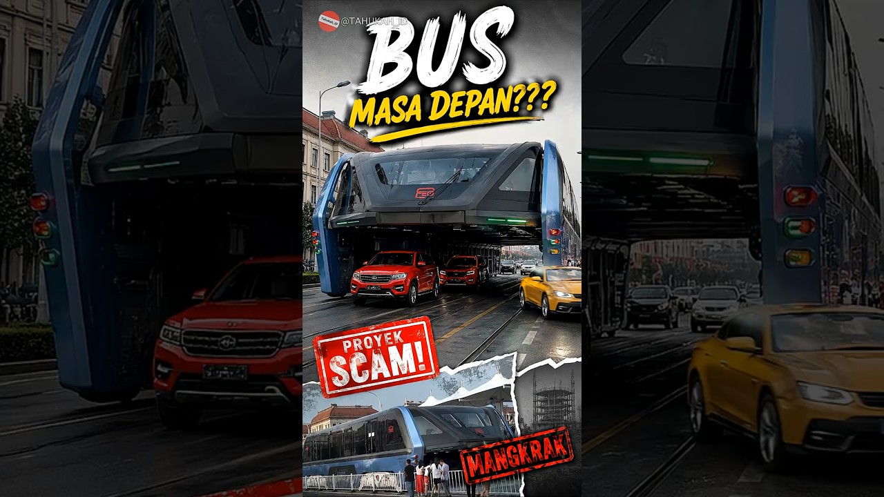 Bus masa depan yang mangkrak! 😅 #videoviral