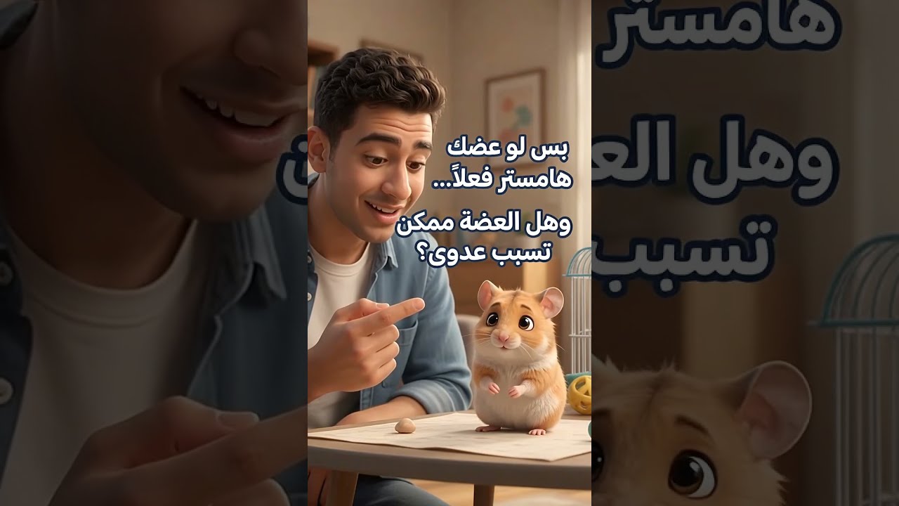 🐹 إحنا مش بنلعب مع بعض؟ بتعضني ليه؟! 😳