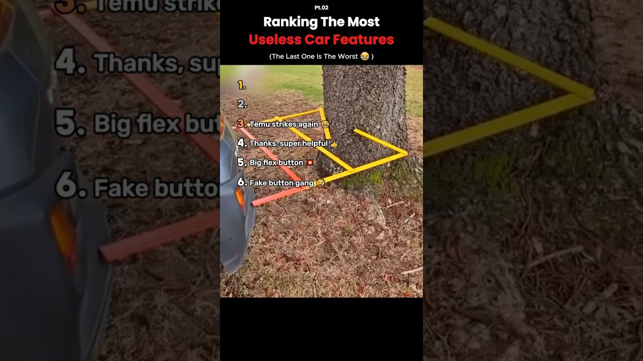 Ranking the Funniest Useless Car Features 🚗🤯 Pt.02 - Published by Topnado