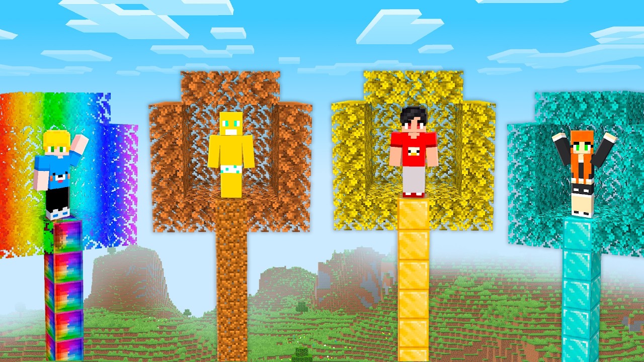Batalha de Casa na Arvore NOOB vs PRO