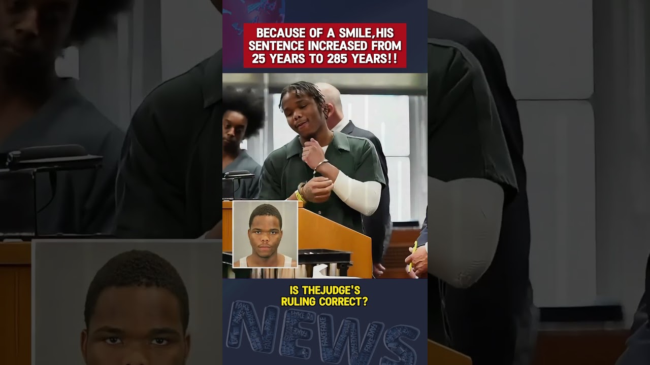 BECAUSE OF A SMILE,HISSENTENCE INCREASED FROM25 YEARS TO 285 YEARS!! #news #court #crime #police - Published by Simona Simeonova