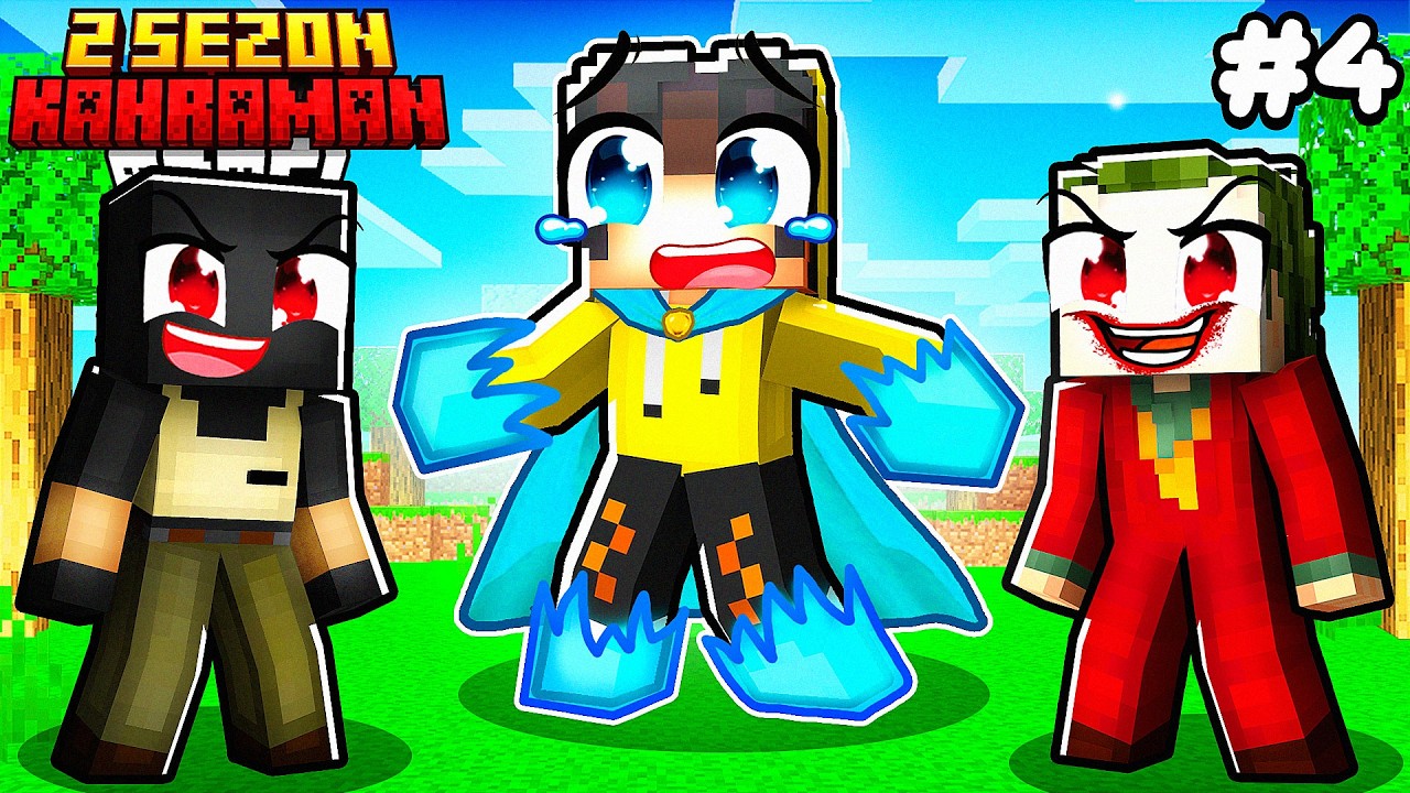 Joker Tarafından Suikaste Uğradım! YENİ 2 KAHRAMAN AÇTIM! #4 🤡 | Minecraft 2.Sezon Kahraman Adası