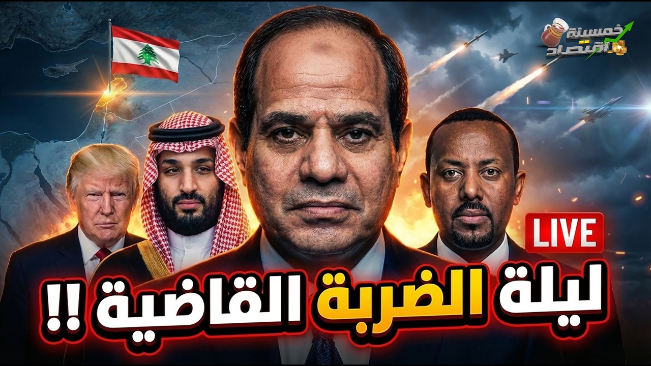 انذار مصر لـ السعودية وضربة نووية عاجلة.السيسي يلعب بالنار في سوريا ولبنان. 3 سدود جديدة بـ إثيوبيا!
