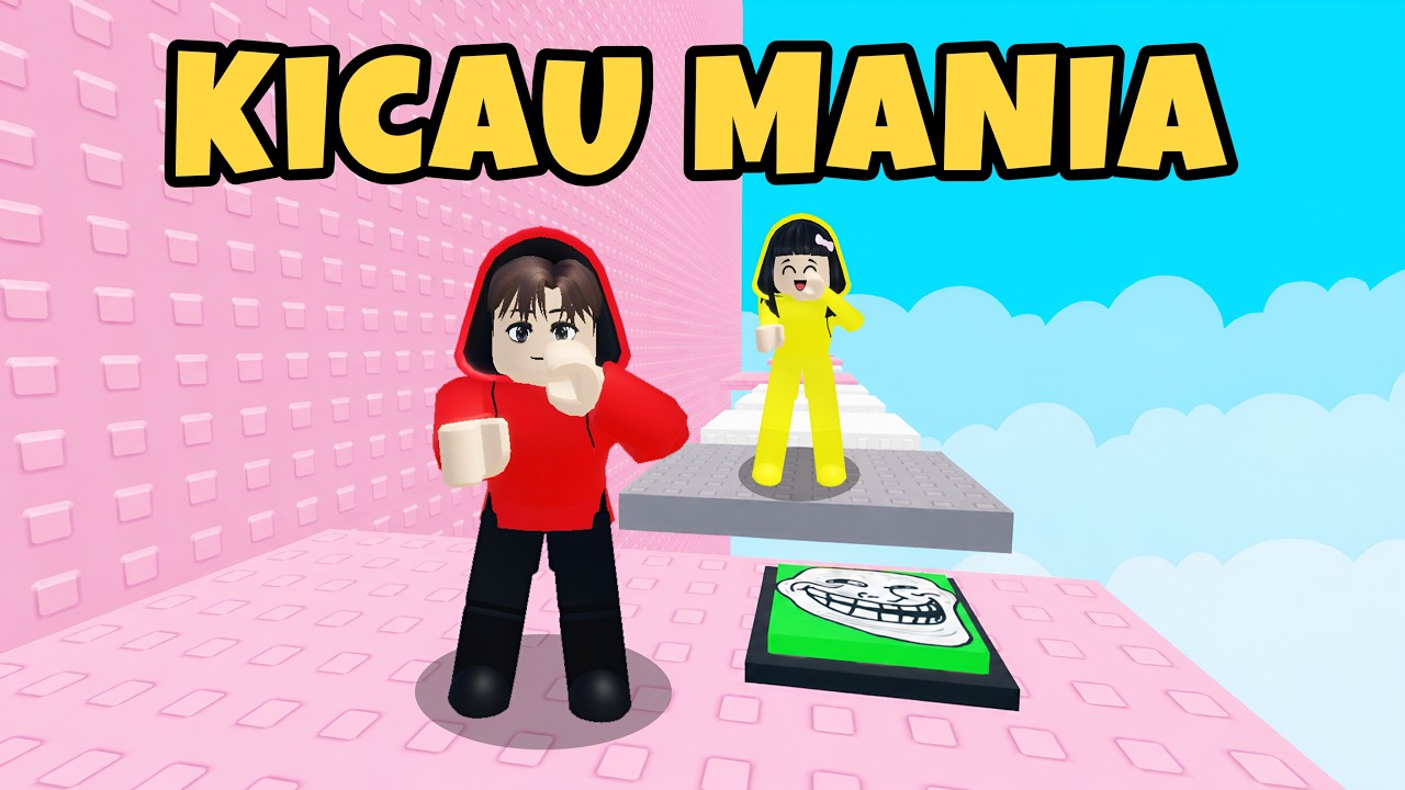 Yuta, Mio Dan Baby Celine Dance Kicau Mania Diatas Tower || ROBLOX
