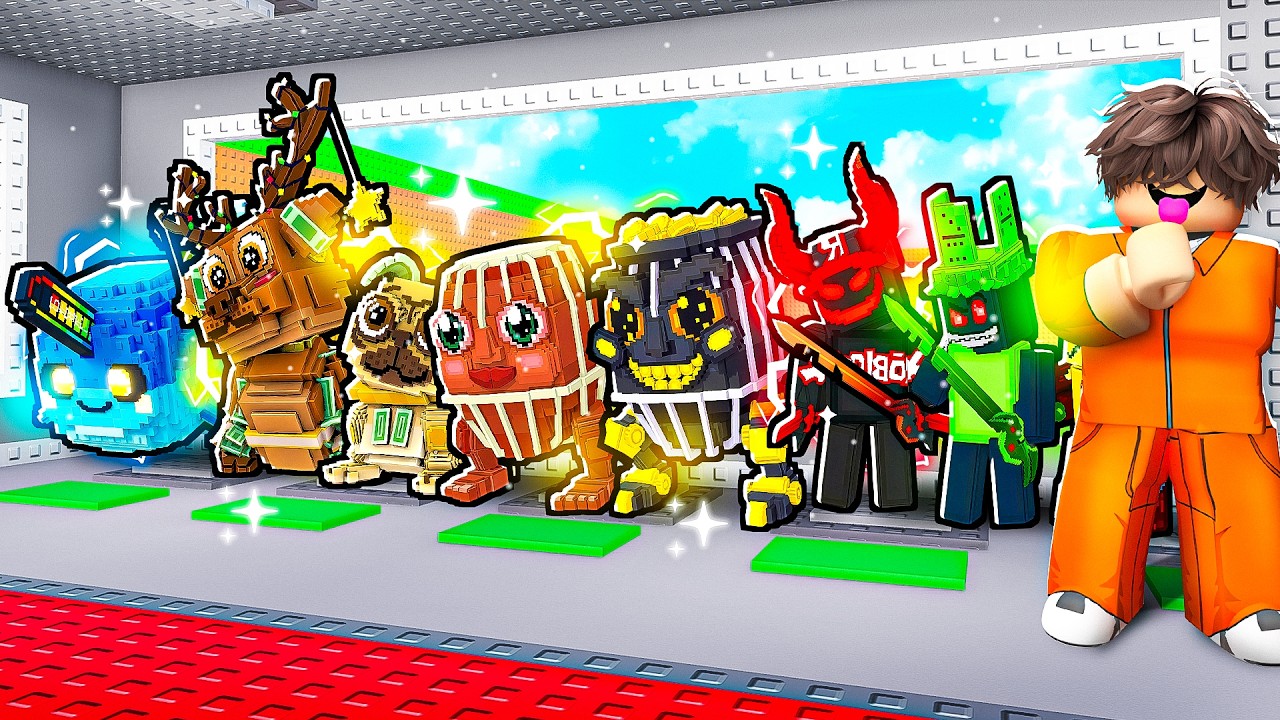 ربلوكس فتحت كل برينروتات السايبر كرافت ! Steal A Brainrot