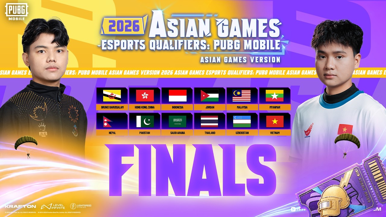 [ID] 2026 ASIAN GAMES ESPORTS QUALIFIERS: PUBG MOBILE ASIAN GAMES VERSION |  FINALS | DAY 3