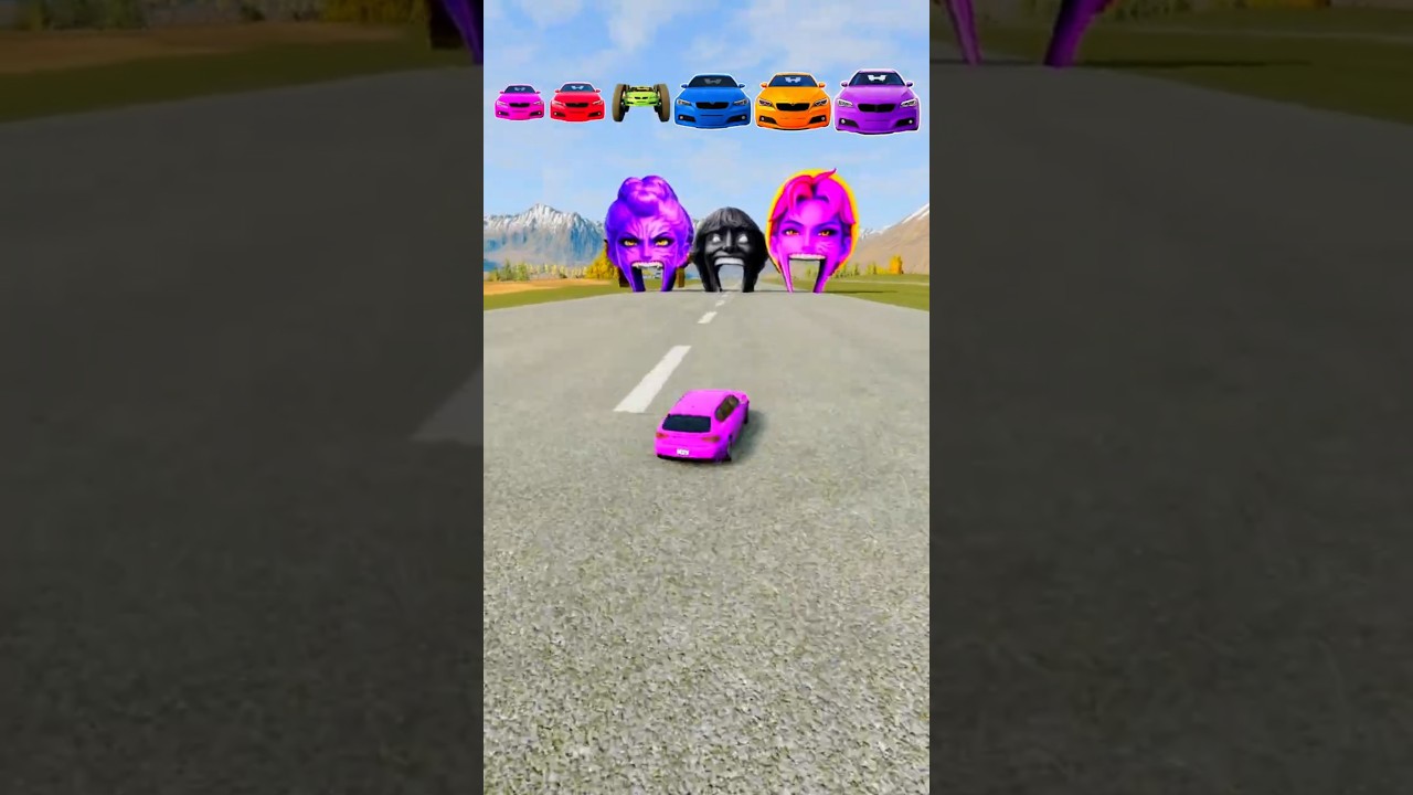 Big & Small Cars vs Rumi X 67 X Abby Sajja  #beamng   #kpop