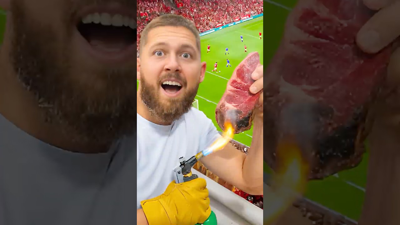Posso COZINHAR um BIFE dentro de um ESTÁDIO de futebol?