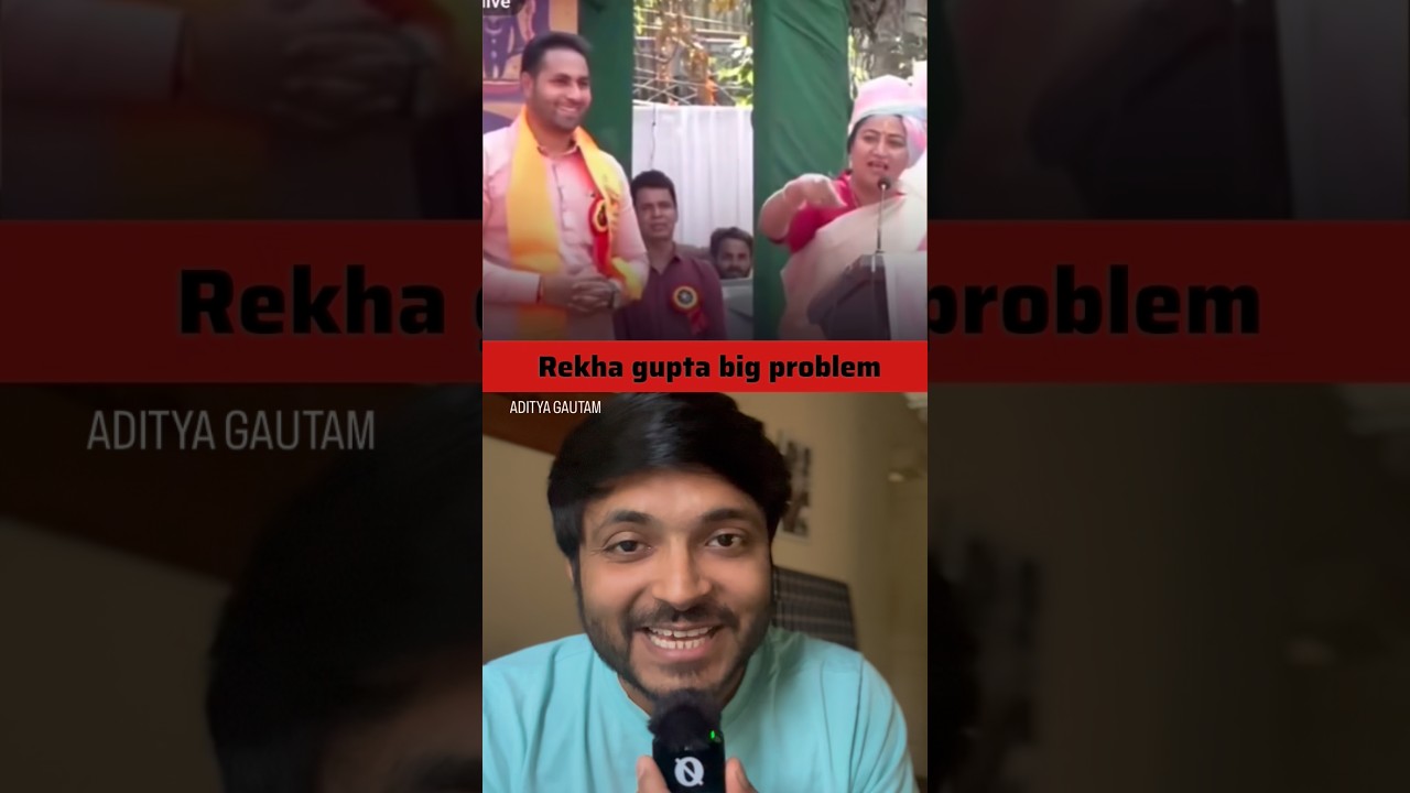 Project credit technique by Delhi CM Rekha gupta | Corruption expose #shortsfeed #rekhagupta