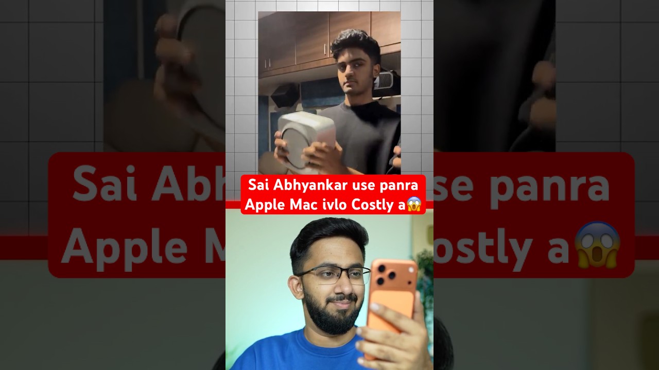 Sai Abhyankar use panra Apple Mac ivlo Costly a💰😱