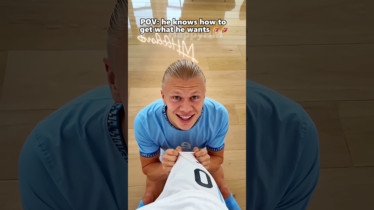 Haaland knows how to get what he wants from Mbappé🤣🤣 #haaland #mbappe #funny#worldcup