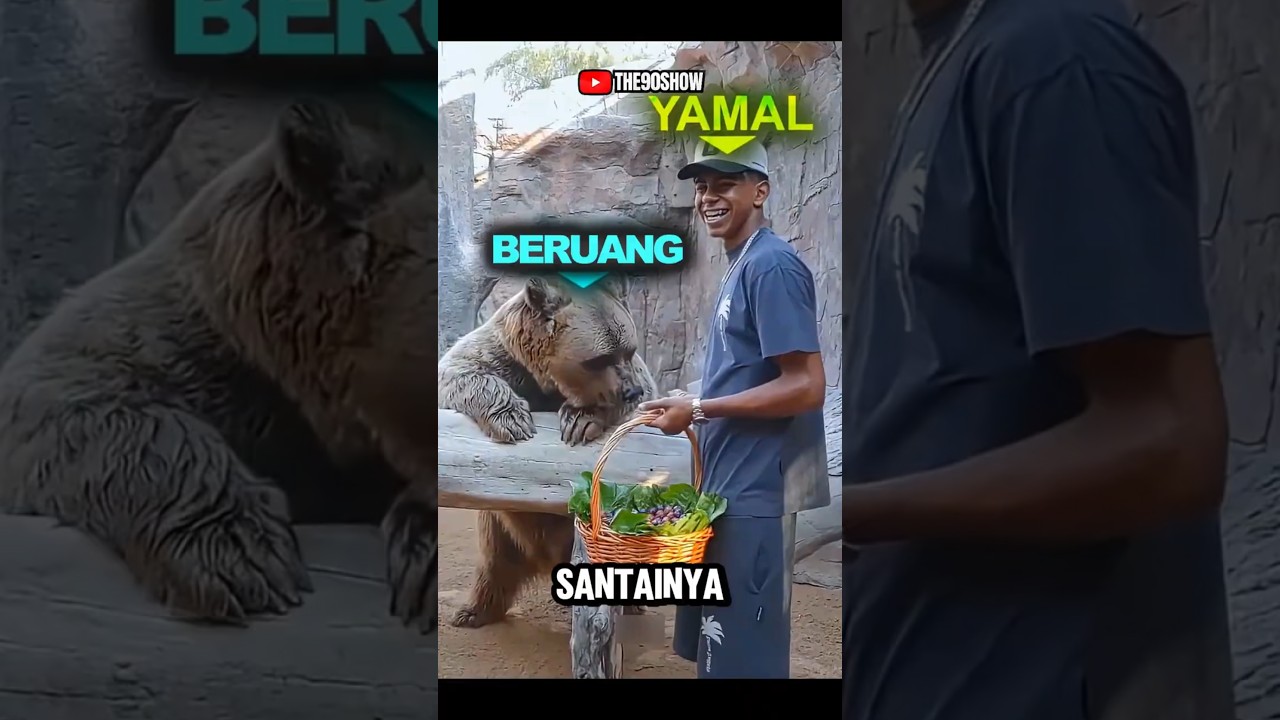 Yamal + Georgina + Modric + Messi + Junior Vs Ronaldo saat bersama binatang 🥰⁉️