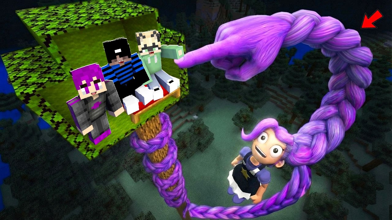 ماين كرافت : تحدي بناء افضل شجرة امنة ضد ليلي المتوحشة لاول مره اصدقائي 🔥😱