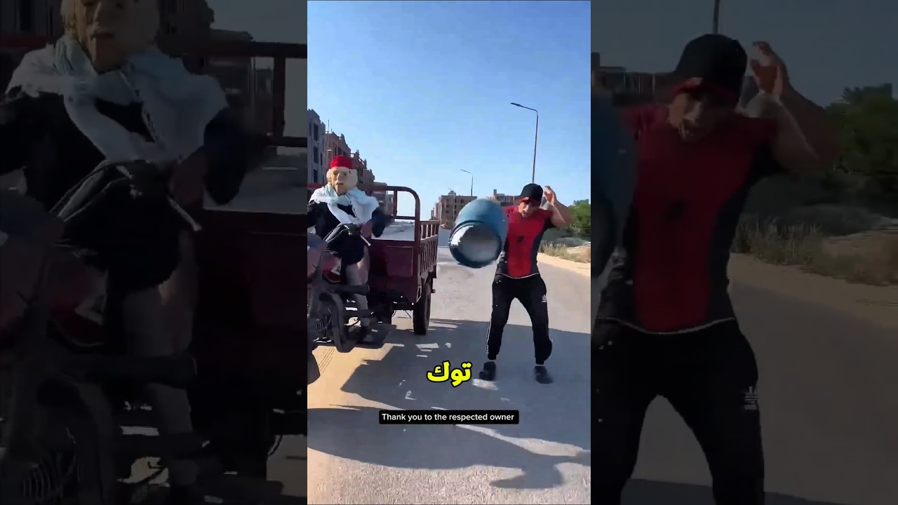 وقع منه اللبن ثم واجه فهدًا لإنقاذ قطته! 😱