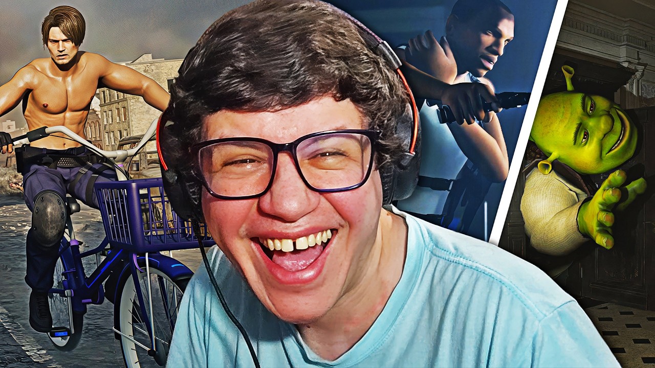 Resident Evil Requiem COM MODS FICA COMO? 😂😂😂