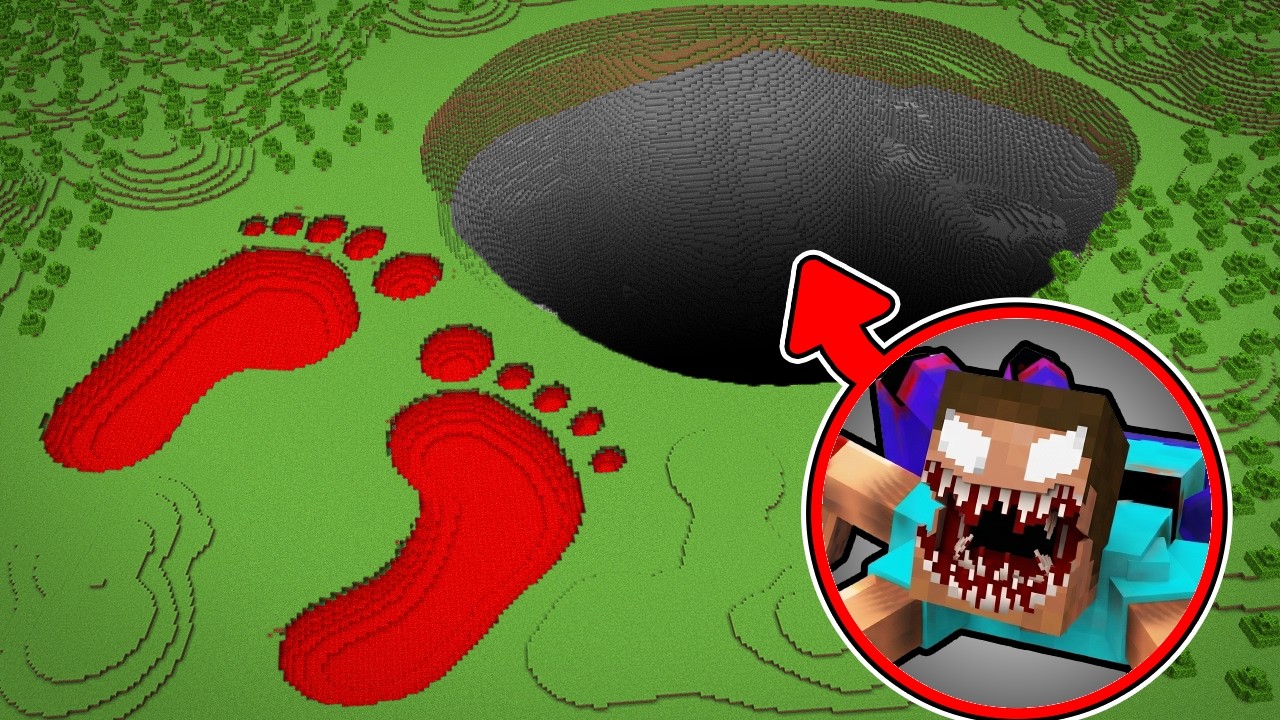 I Found FOOTPRINTS of FAMOUS Minecraft MONSTERS…
