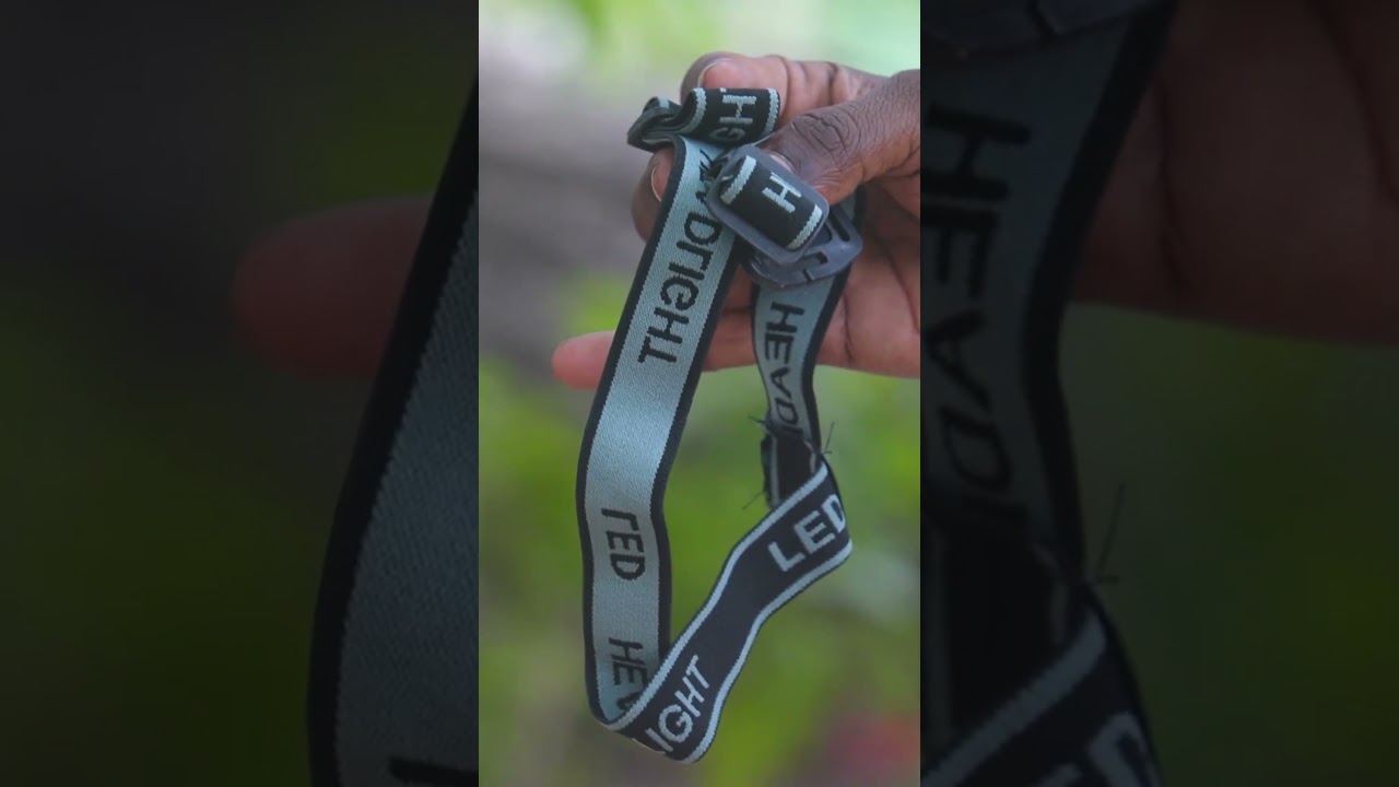 Rechargeable LED Headlamp 💯🤯 #shorts