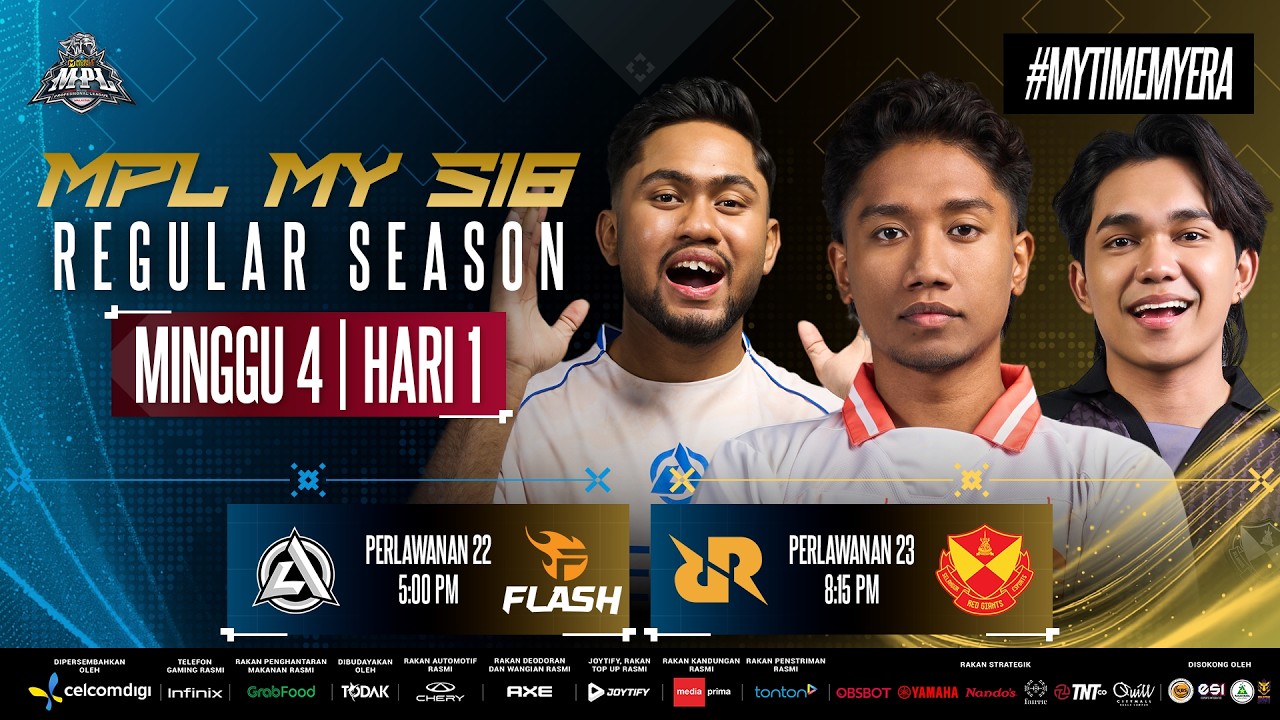 LIVE | [BM] MPL MY Season 18 Minggu 4 Hari 1