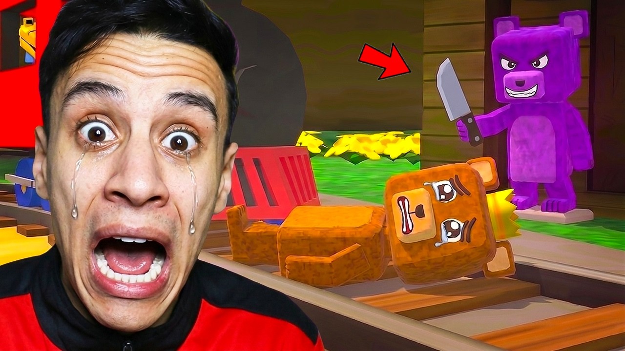 انقاذ الاطفال الدببة من شر الدب البنفسجي في لعبة Super Bear Adventure 😈💜