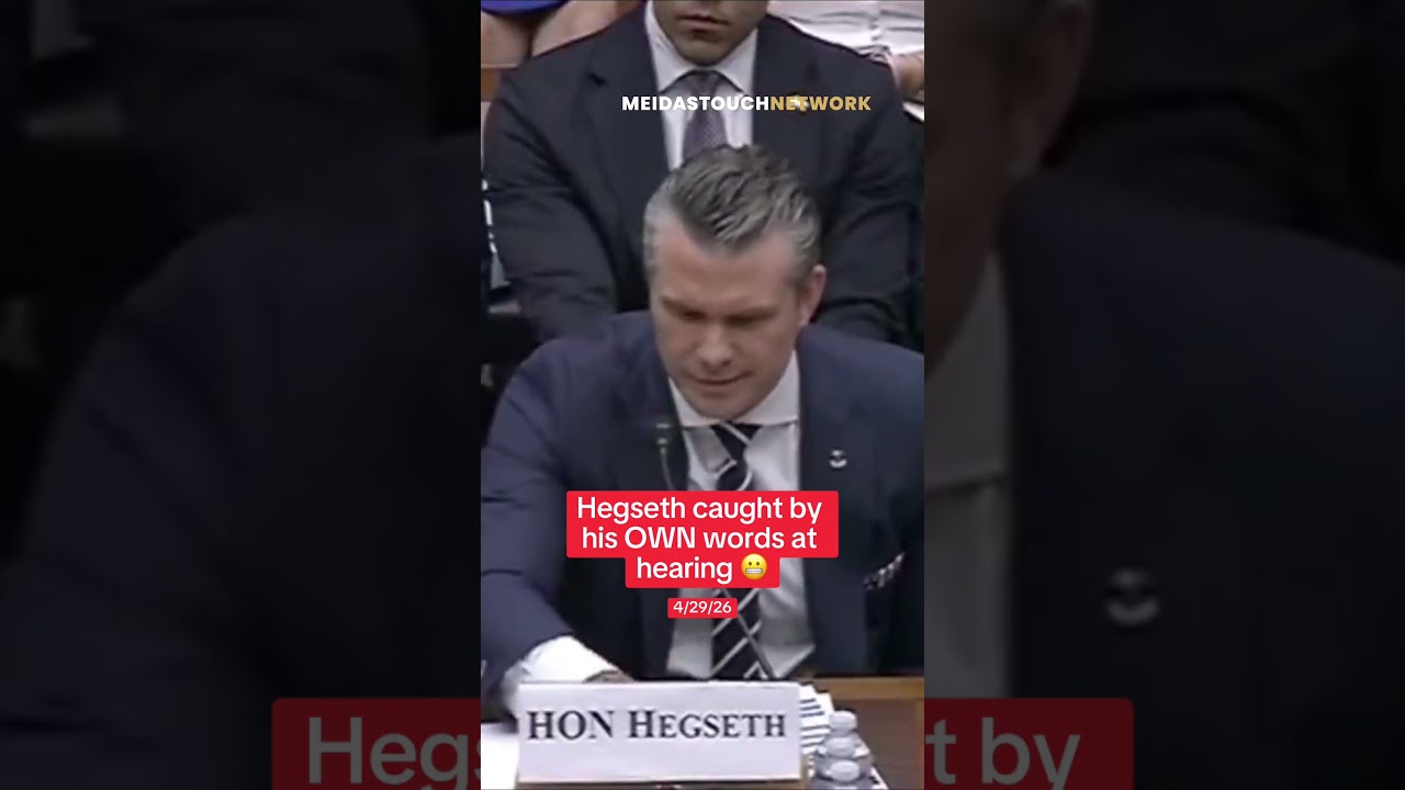 Hegseth CAUGHT with His OWN WORDS during Hearing