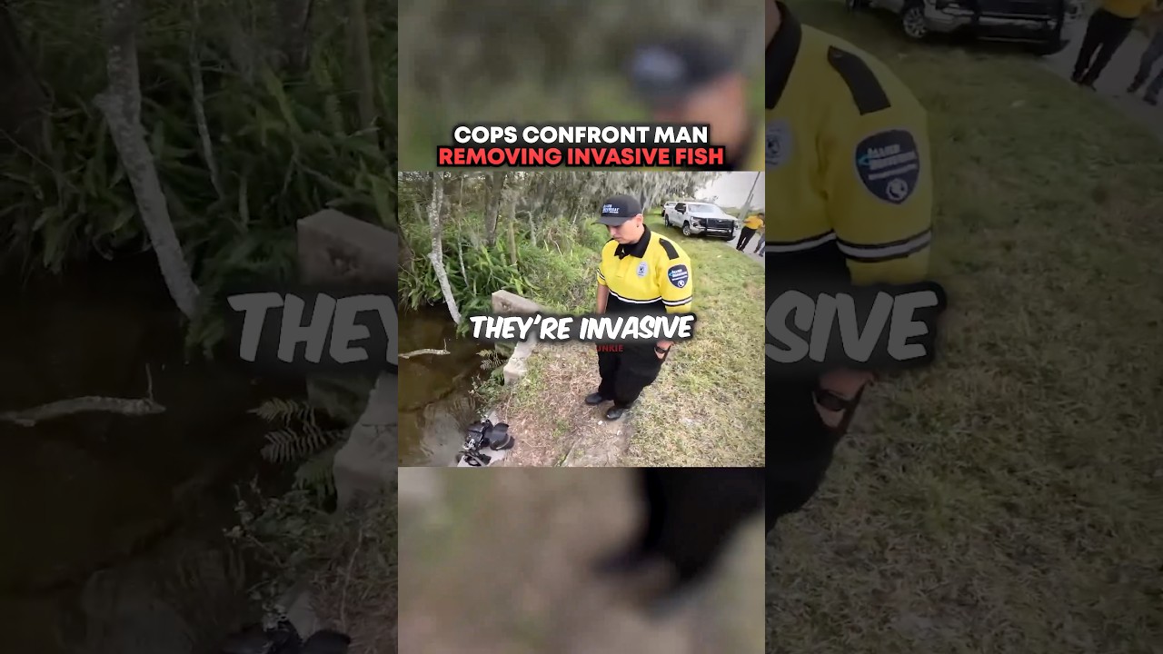 Cops CONFRONT Man Removing Fish 😳