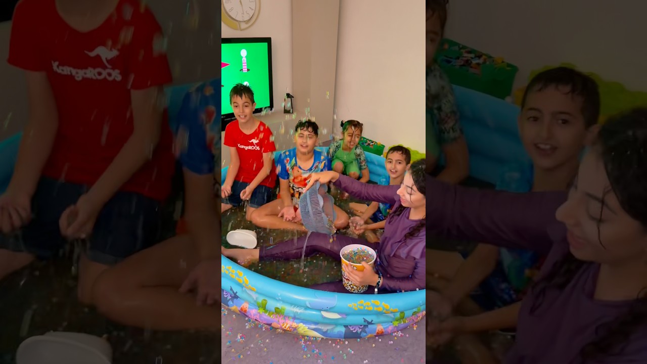 خلودة وأولاد خالتو عم يلعبوا بالأوربيز على اغنية خلودة ( بالونة)