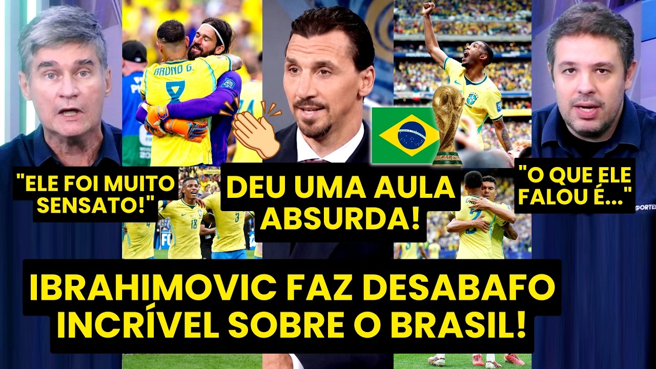 QUE DESABAFO! OLHA o que o IBRAHIMOVIC FALOU do BRASIL que PROVOCOU DEBATE e VIRALIZOU na COPA!