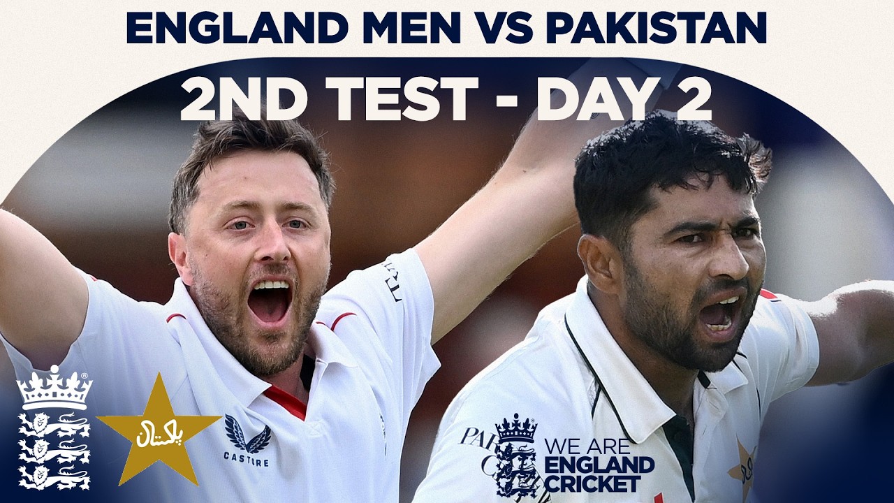 Robinson & Archer Star | Highlights - England v Pakistan Day 2 | Rothesay Test 2026