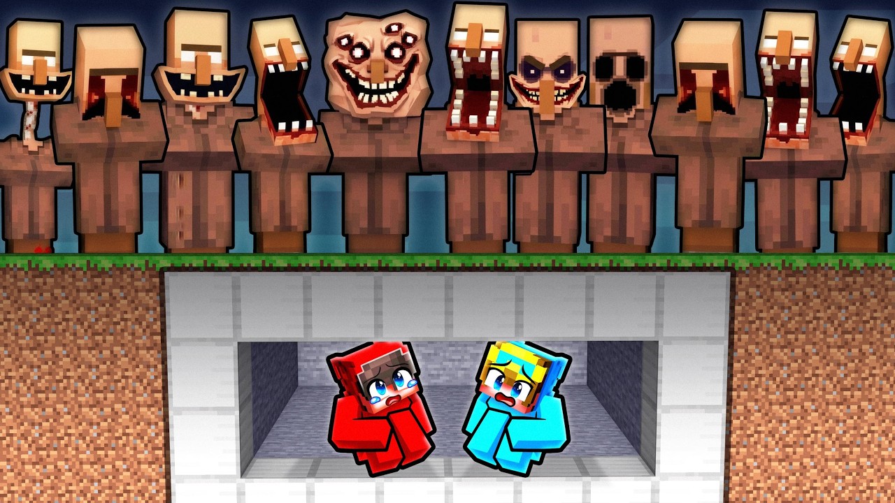 DOOMSDAY BUNKER vs SCARY VILLAGE..