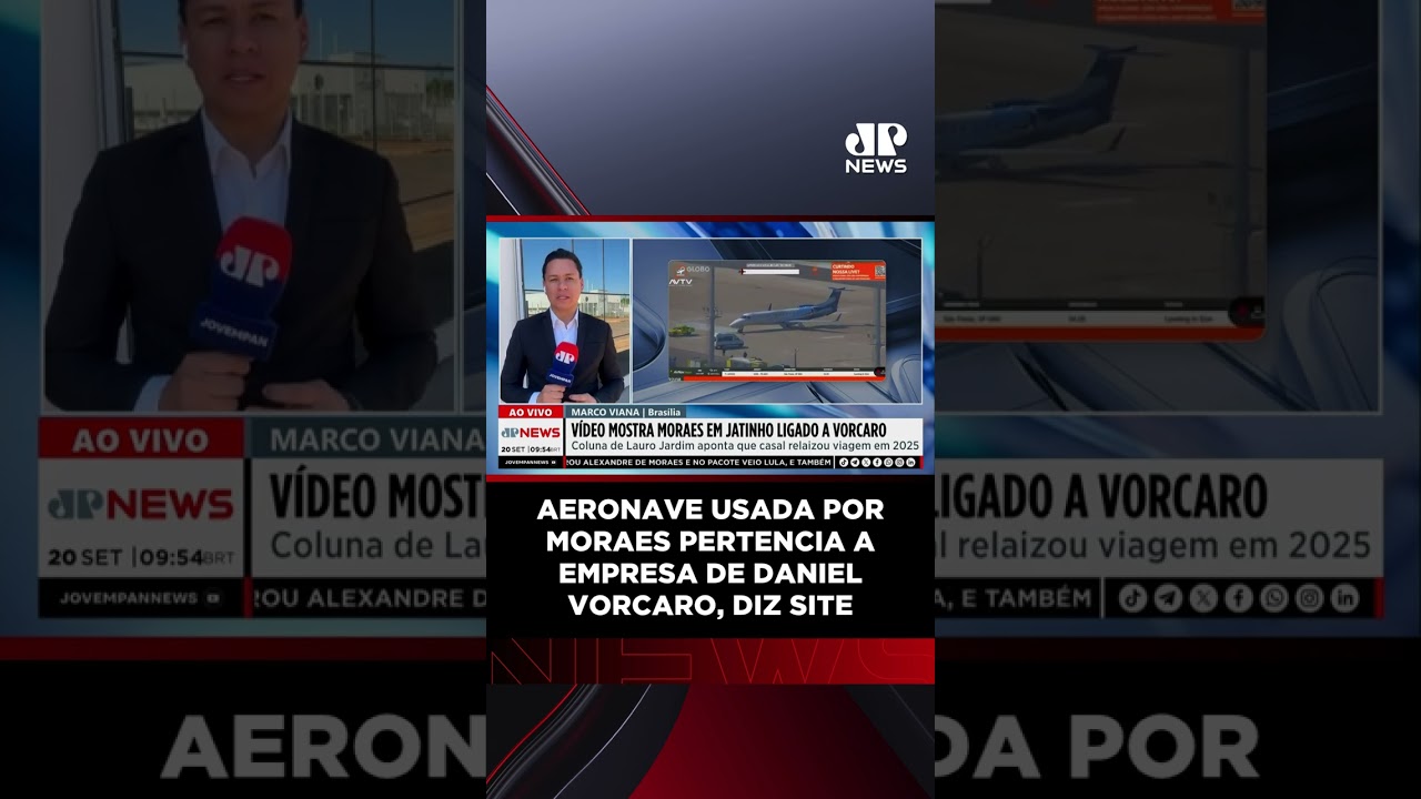 Aeronave usada por Moraes pertencia a empresa de Daniel Vorcaro, diz site #shorts
