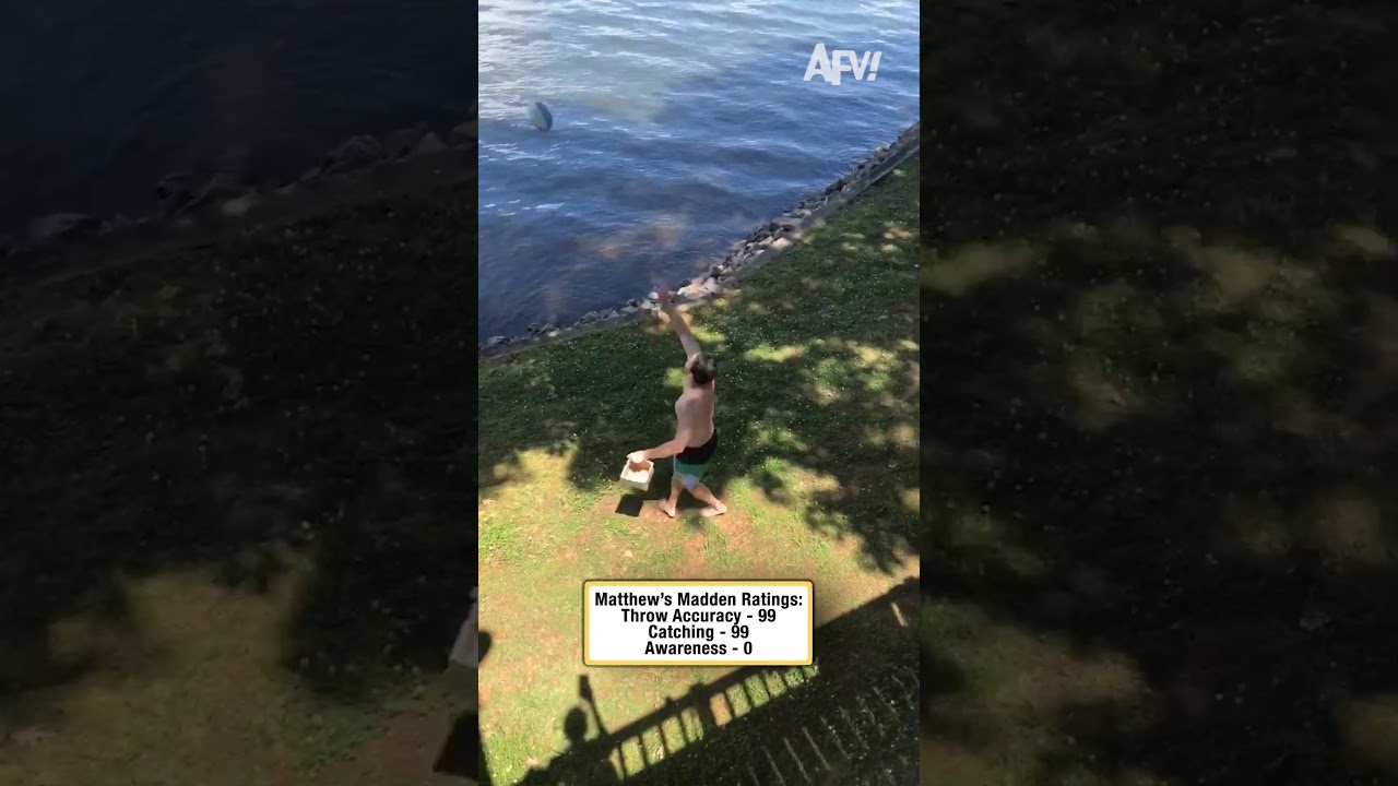 Matthew's Madden Ratings - Throw Accuracy: 99, Catching: 99, Awareness: 0 - Published by America's Funniest Home Videos