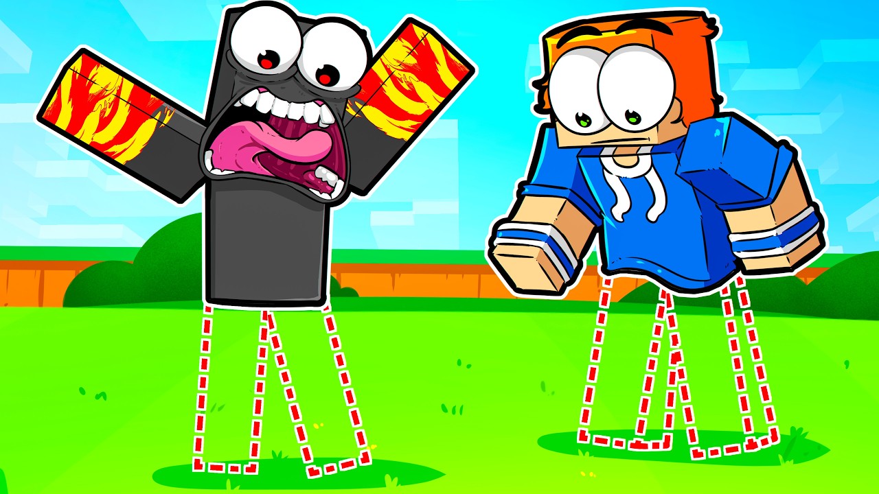 ROUBARAM MINHA PARTES DO CORPO no MINECRAFT