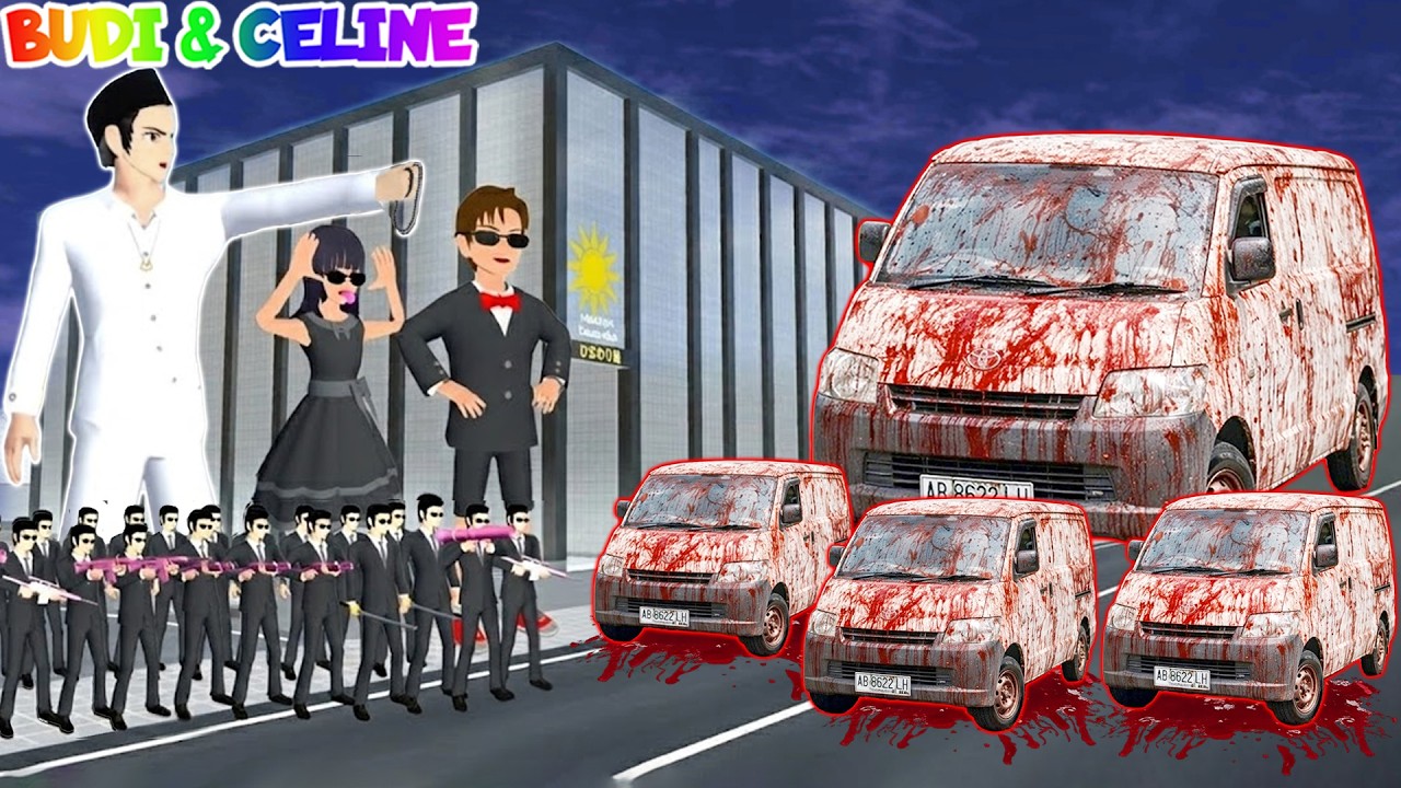 Yuta Mio Bocil Yakuza VS MOBIL VAN MBG BERHANTU | Yakuza Panggil Pak Ustad Raksasa | Sakura School