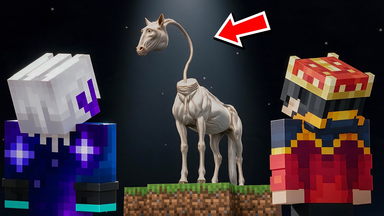 قضينا 7 أيام مع أخطر حصان في ماينكرافت !