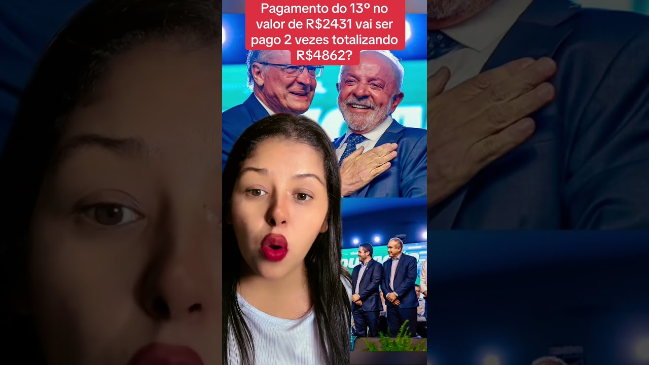 O pagamento do 13º será duas vezes totalizando R$4862 dos aposentado #viral #notícias #inss