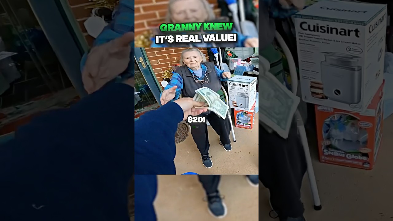 Granny Knew It’s True Value at Yard Sale! 👵 💰 Credit: @CommonwealthPicker