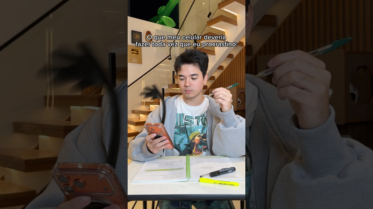 O QUE MEU CELULAR DEVERIA FAZER TODA VEZ QUE PROCRASTINO 😹 KKKKK