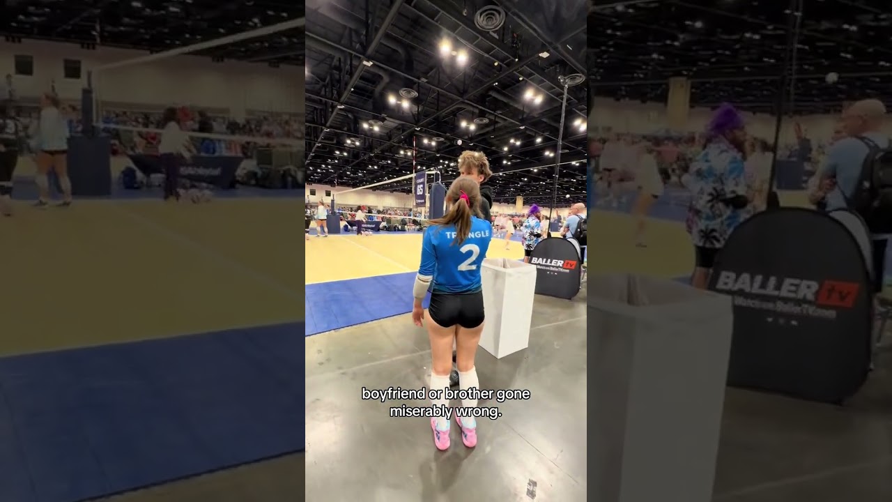 She asked “boyfriend or brother” 🤭🏐 #volleyball #foryou
